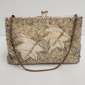 Vintage beaded Evening Clutch Purse